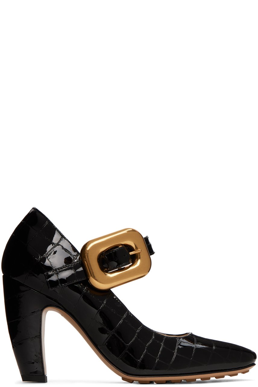 Bottega Veneta - Chaussures Charles IX à talon haut Mostra noires