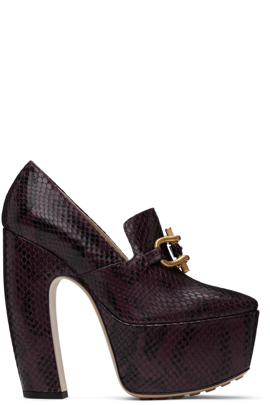 Bottega Veneta - Chaussures à talon haut Mostra bourgogne