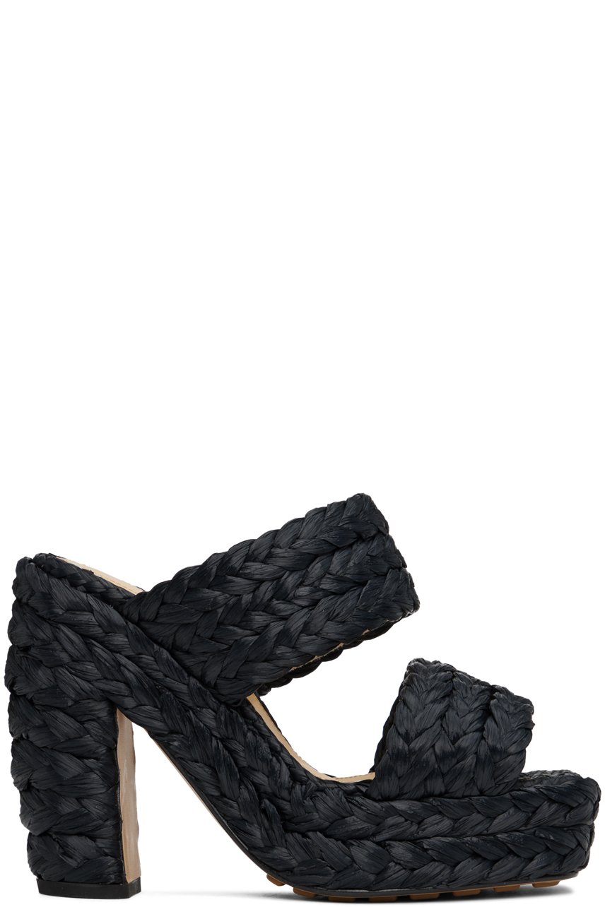 Bottega Veneta - Sandales Canalazzo noires