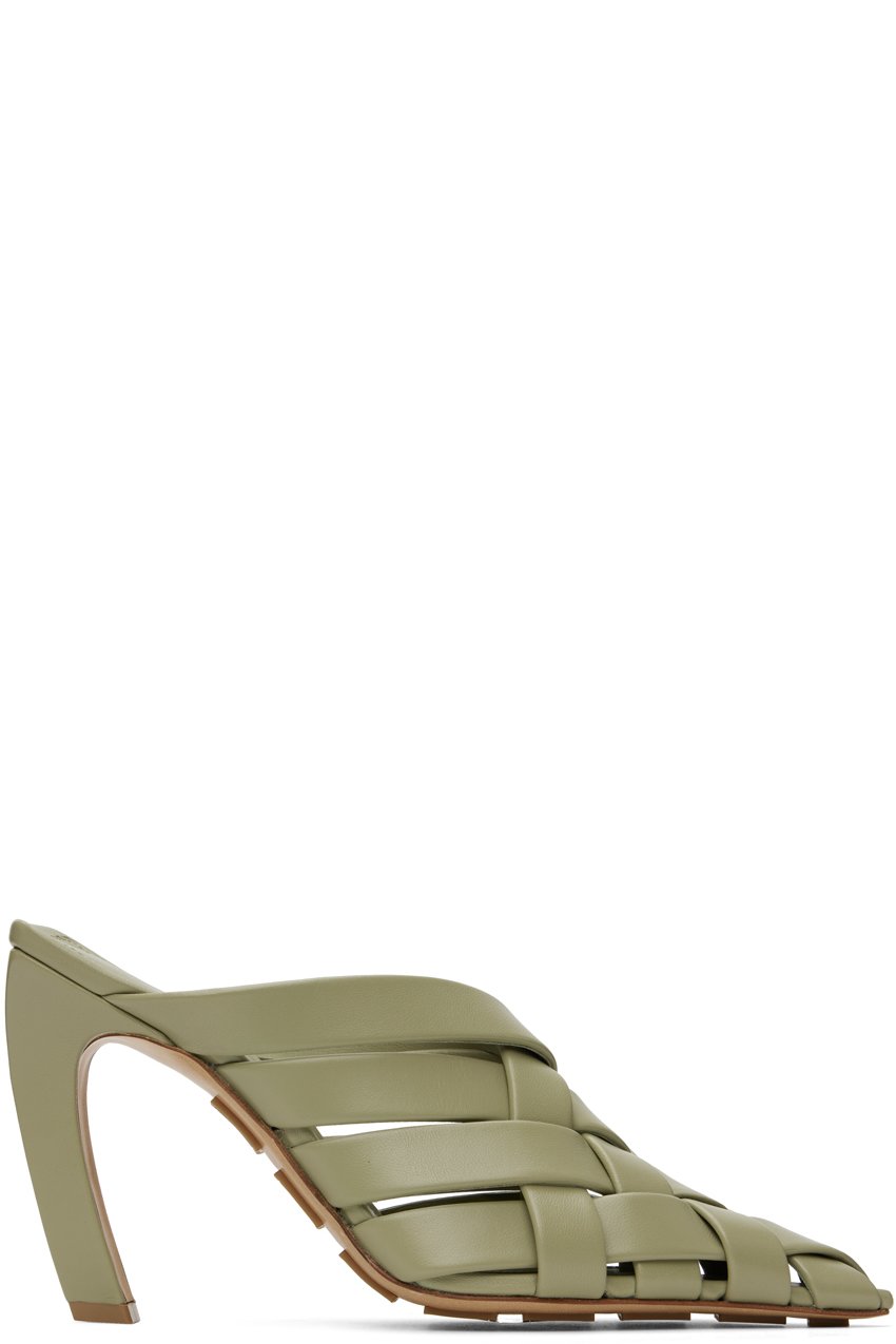 Bottega Veneta - Mules Alfie kaki