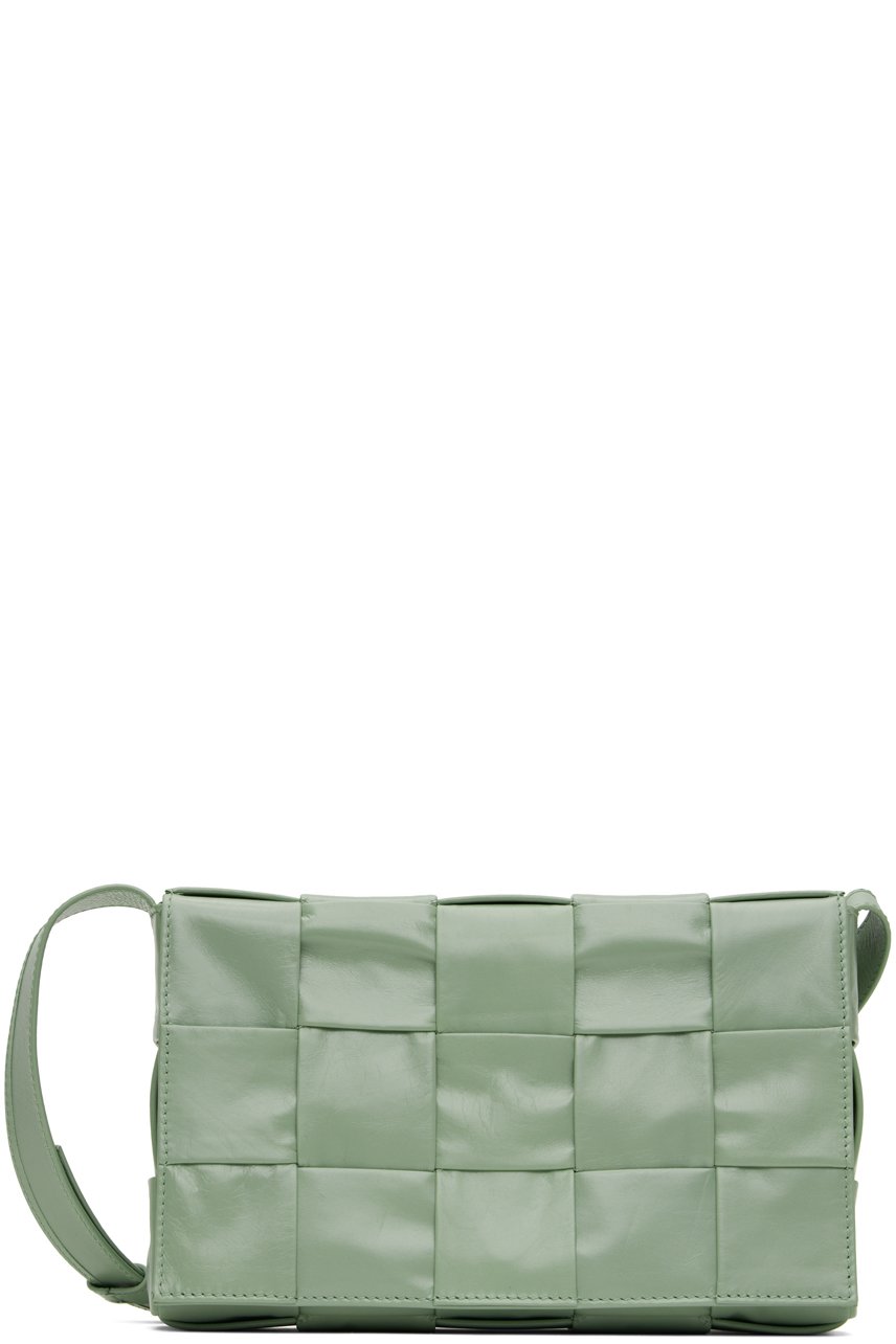 Bottega Veneta - 그린 카세트 숄더백