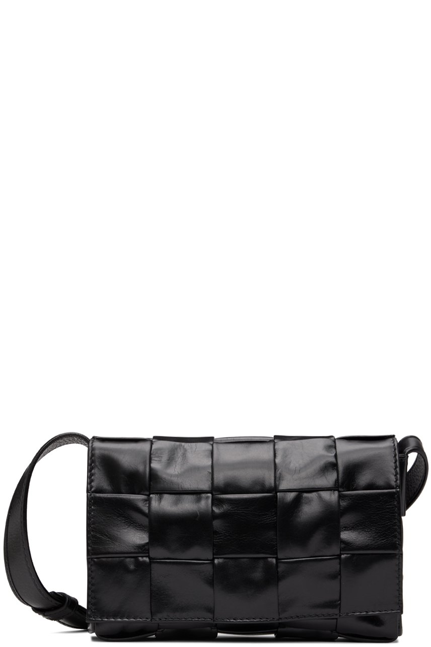 Bottega Veneta - 블랙 스몰 카세트 메신저백