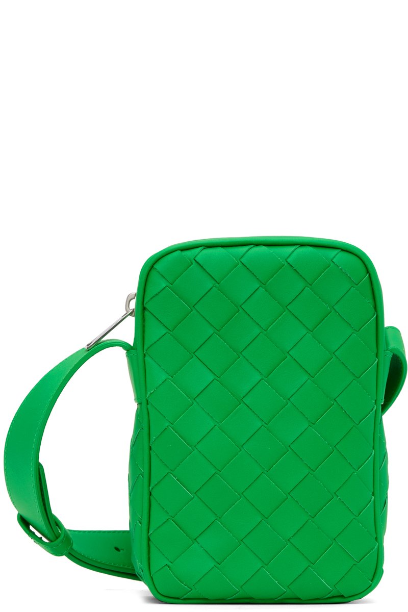 Bottega Veneta - 그린 인트레치아토 메신저백