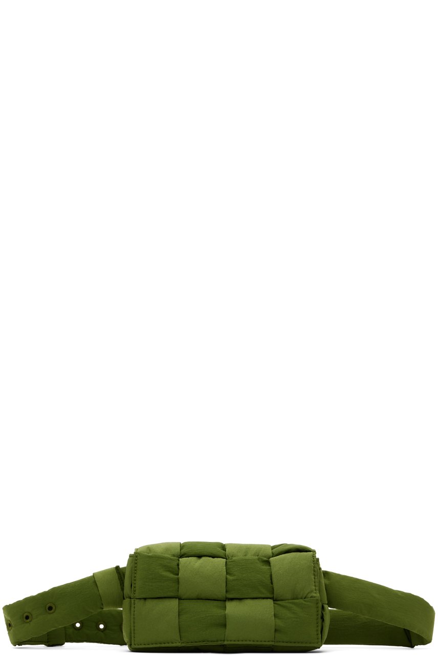 Bottega Veneta - Khaki Padded Tech Cassette Bag