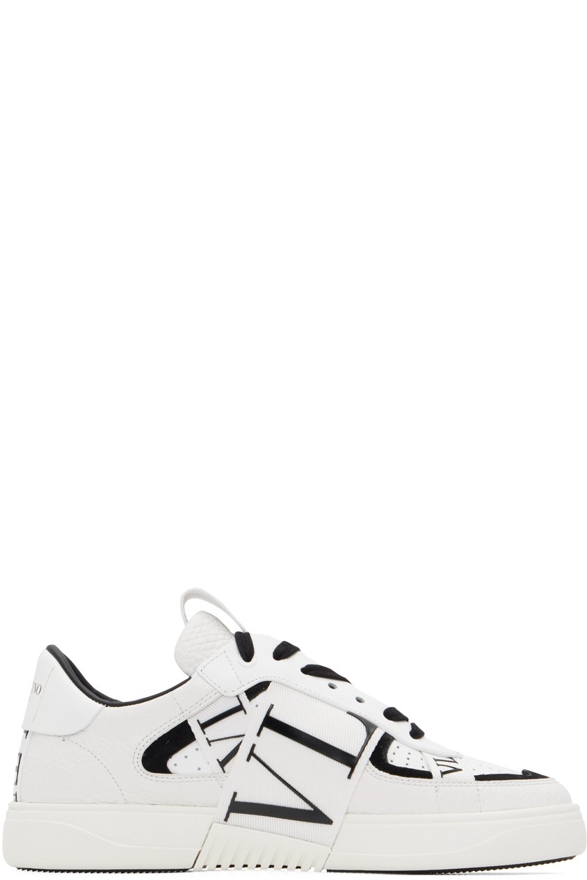 Valentino Garavani - White & Black 'VL7N' Sneakers