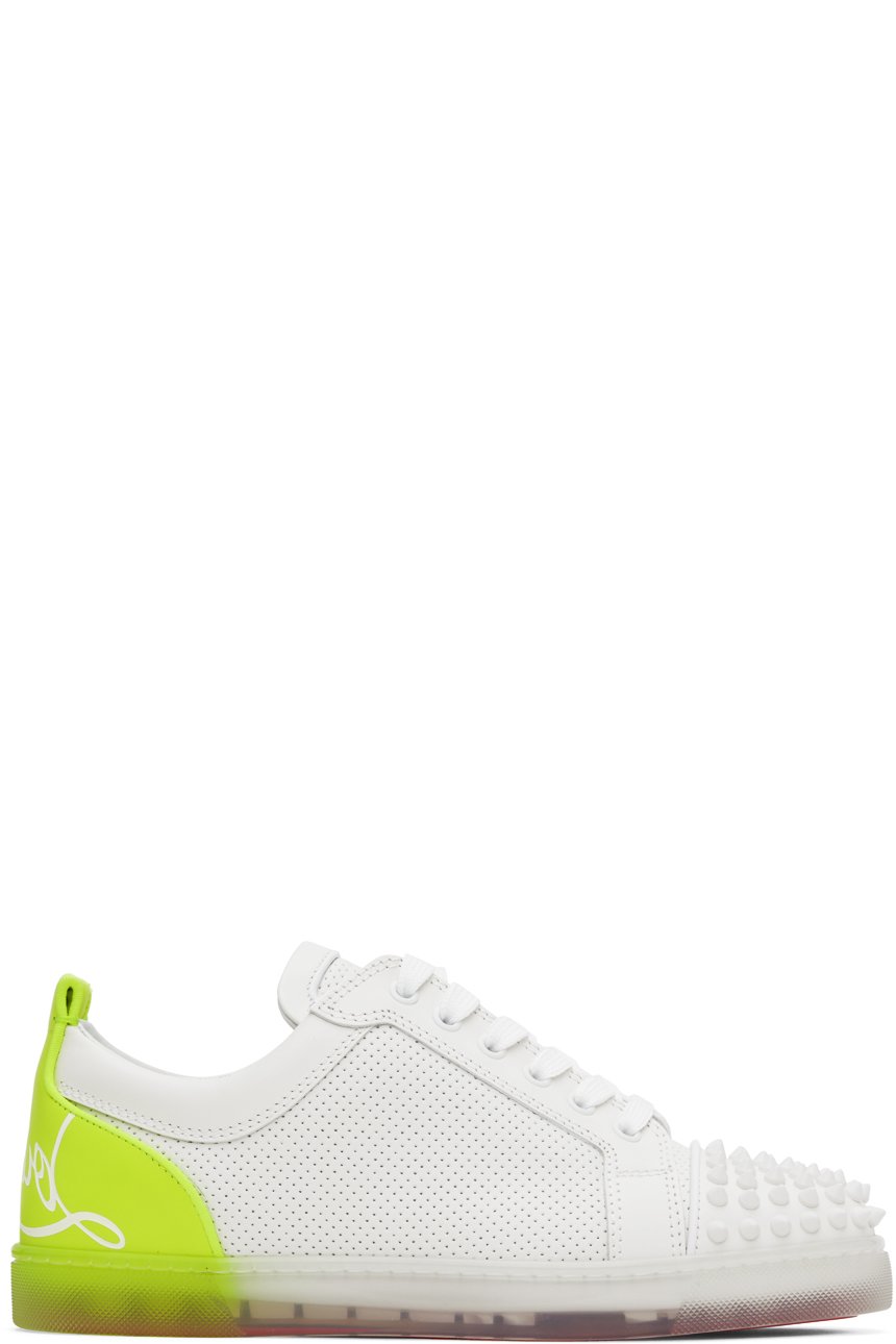 Christian Louboutin - White Fun Louis Junior Sneakers