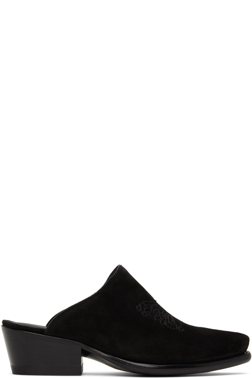 NEEDLES - Black Papillon Mules