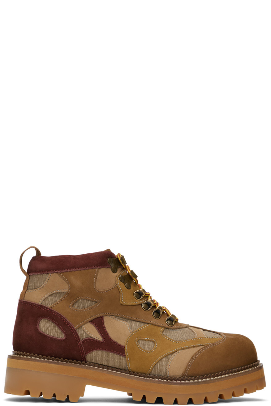 KidSuper - Brown Swirls Boots
