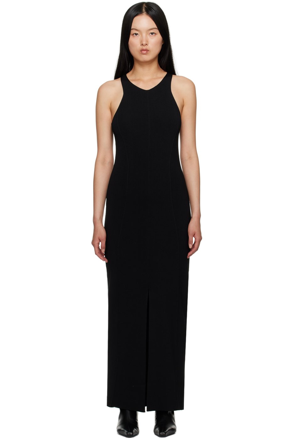 Nanushka - Robe midi Elia noire