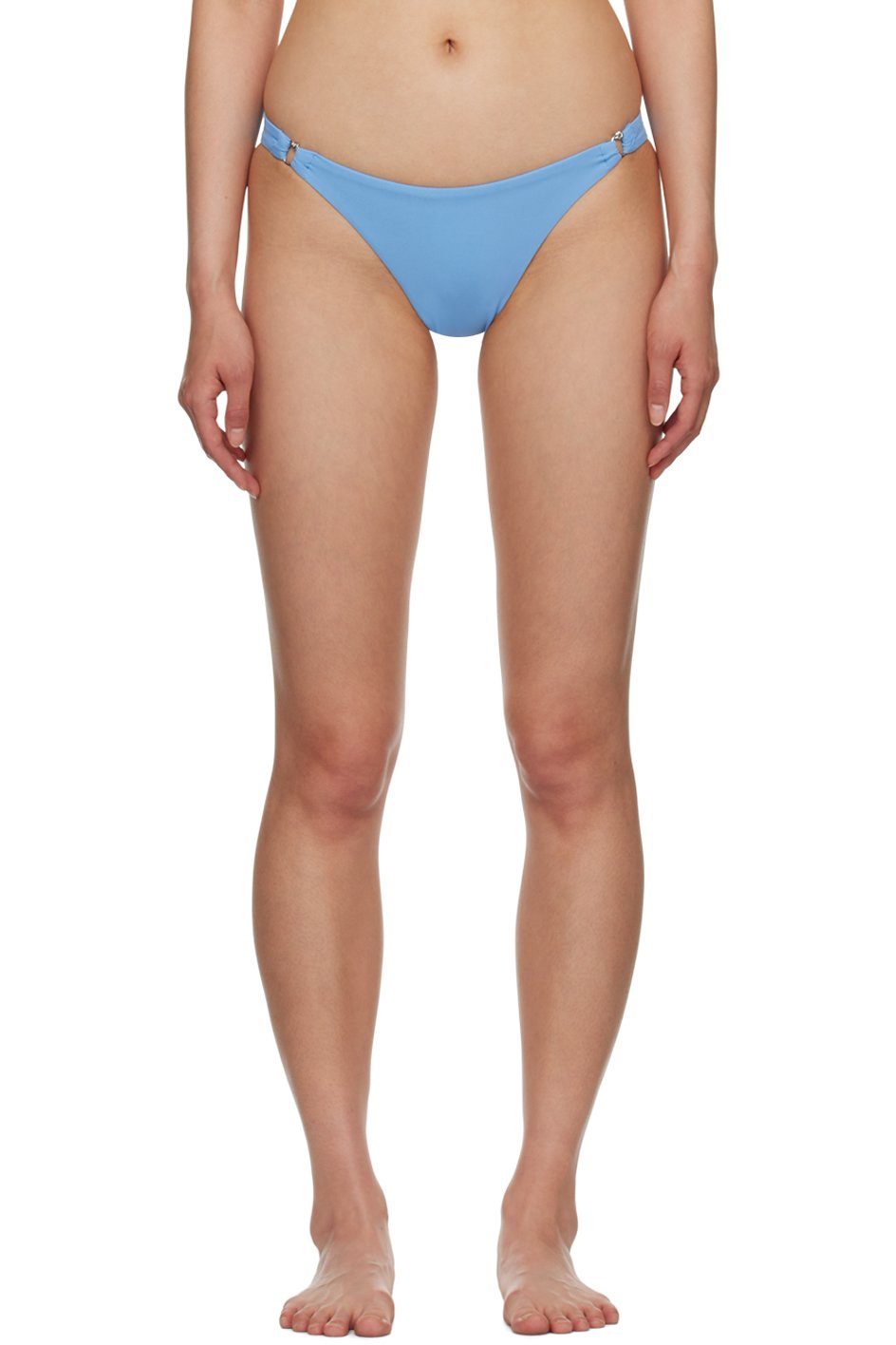 Nanushka - Culotte de bikini Ylva bleue