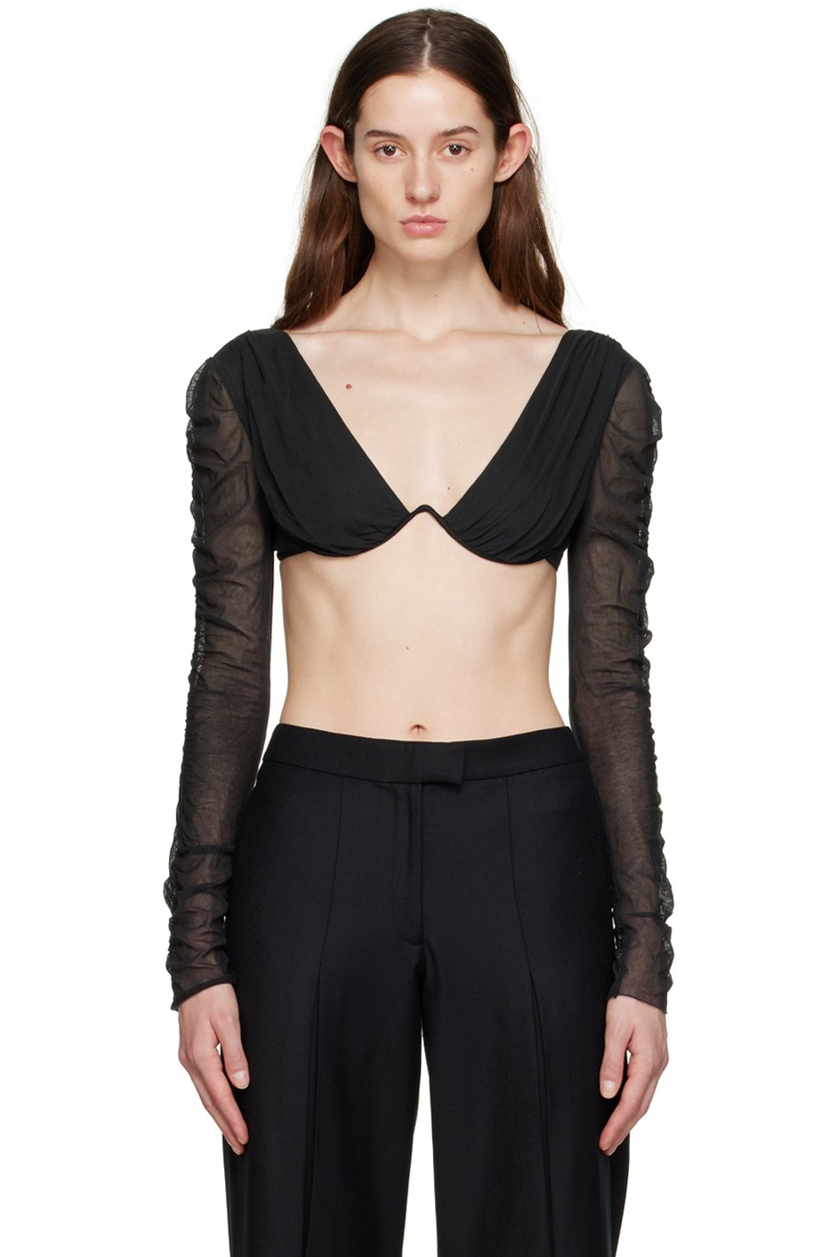 BEC + BRIDGE - T-shirt à manches longues Evangeline noir
