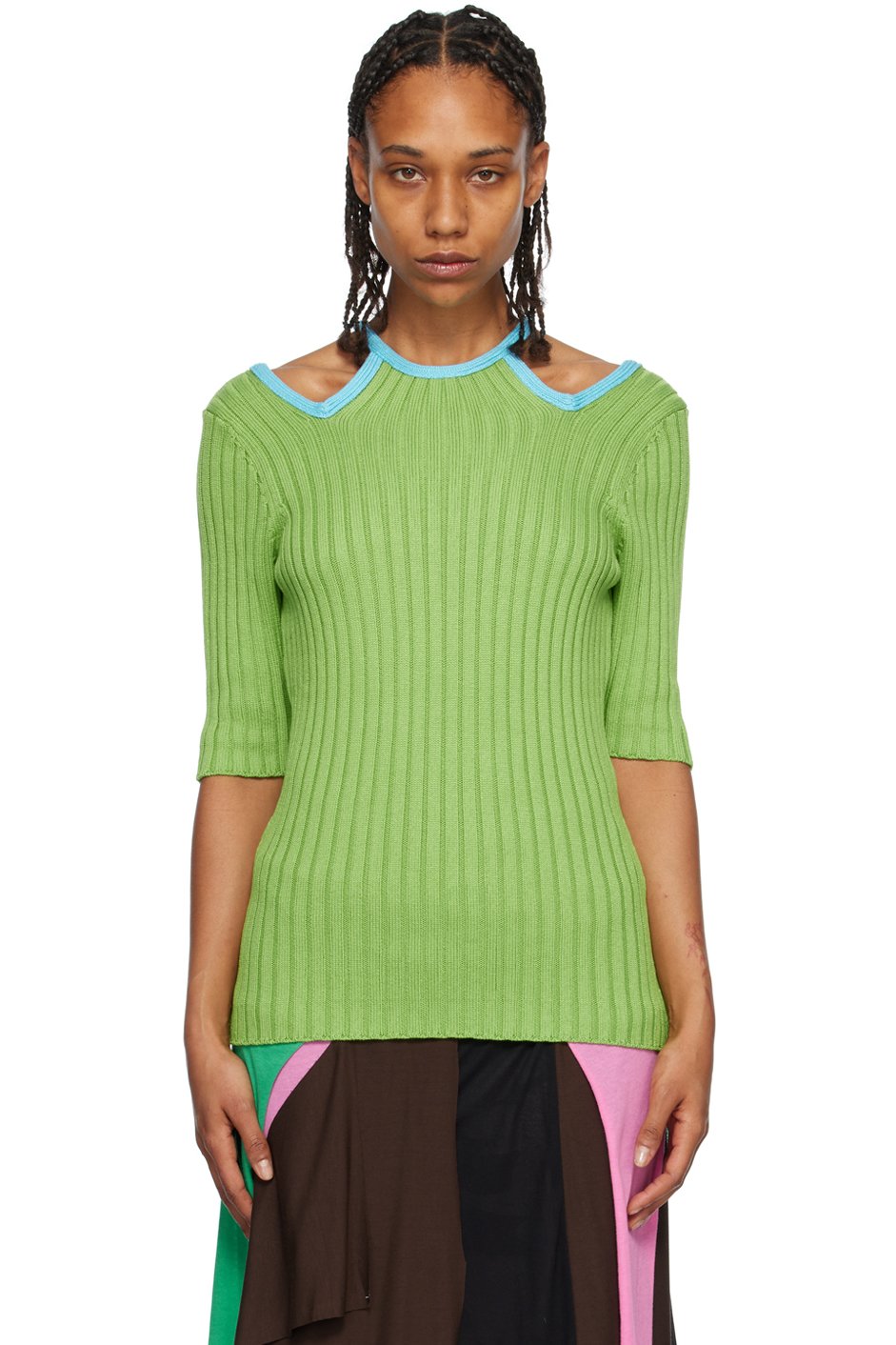 Stine Goya - T-shirt Lava vert