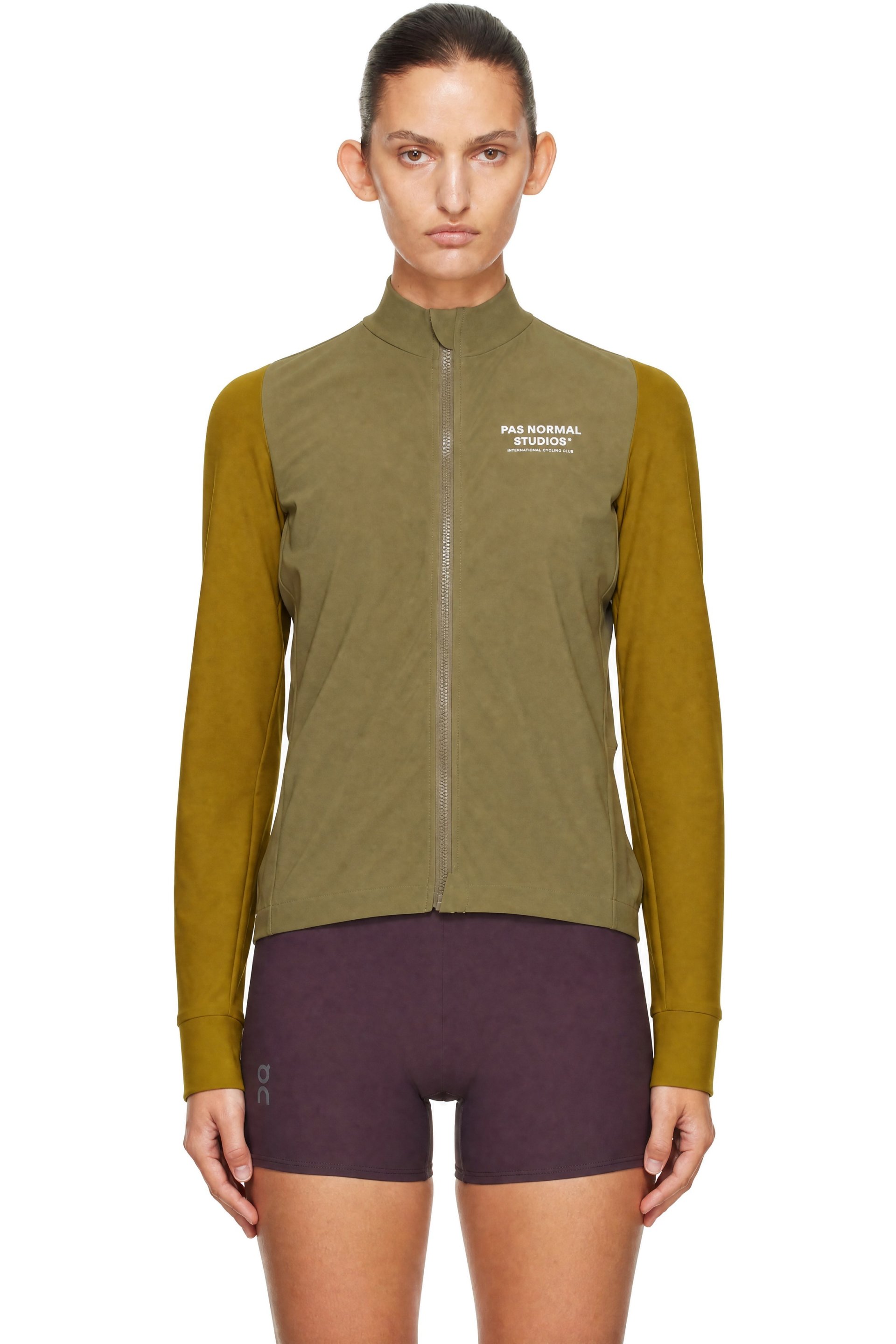 Pas Normal Studios - Khaki Mechanism Long Sleeve Cycling Jersey