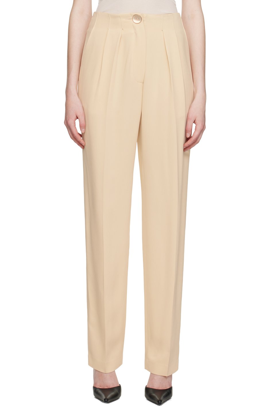 Maiden Name - Pantalon Lila beige