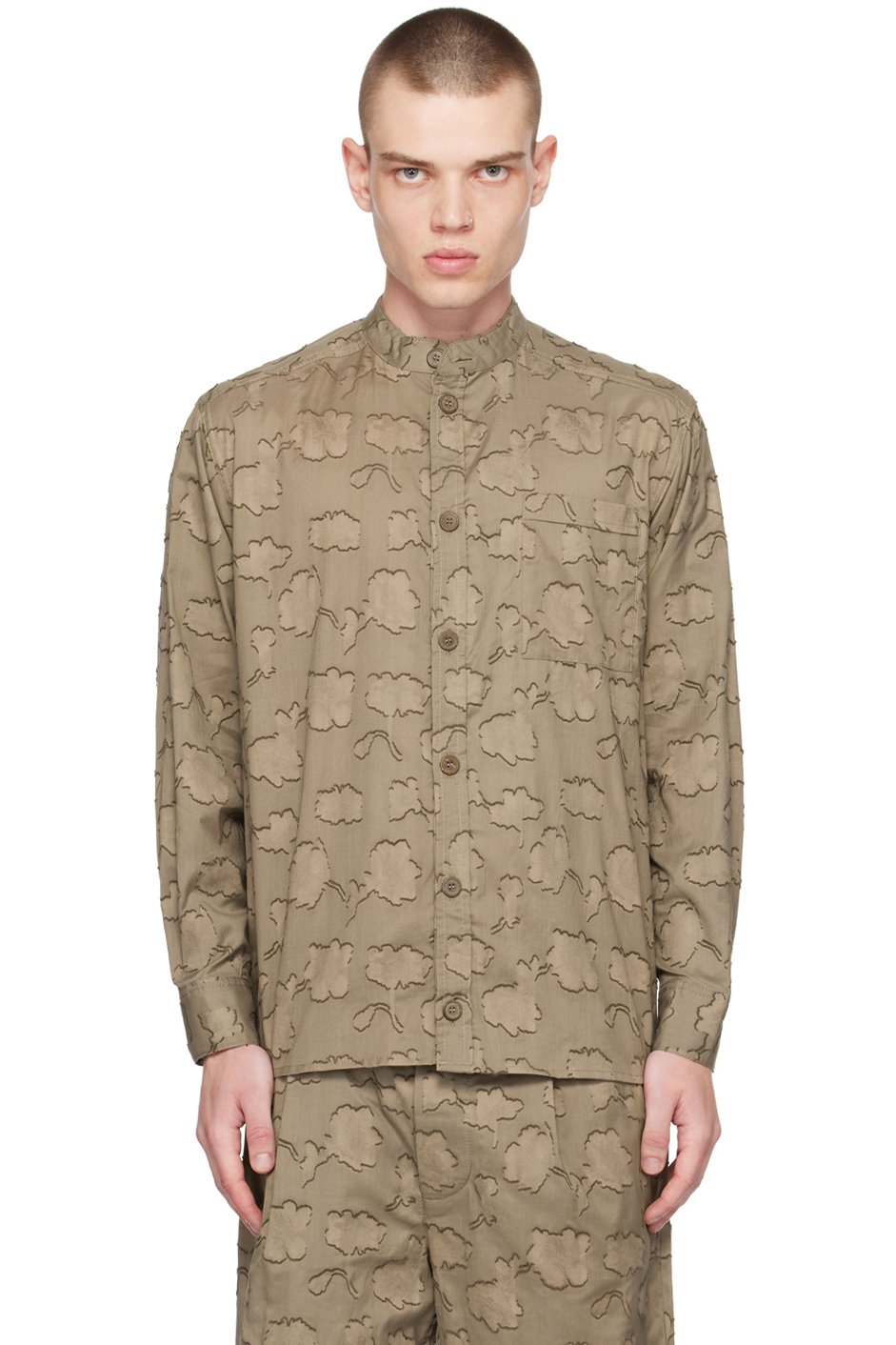 XENIA TELUNTS - Brown Edo Shirt