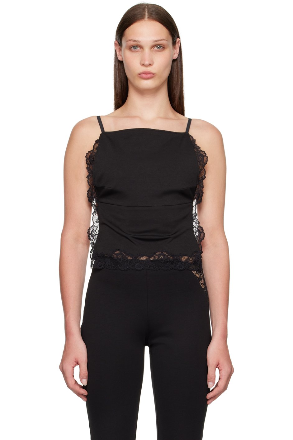 VAILLANT - Black Square Neck Tank Top