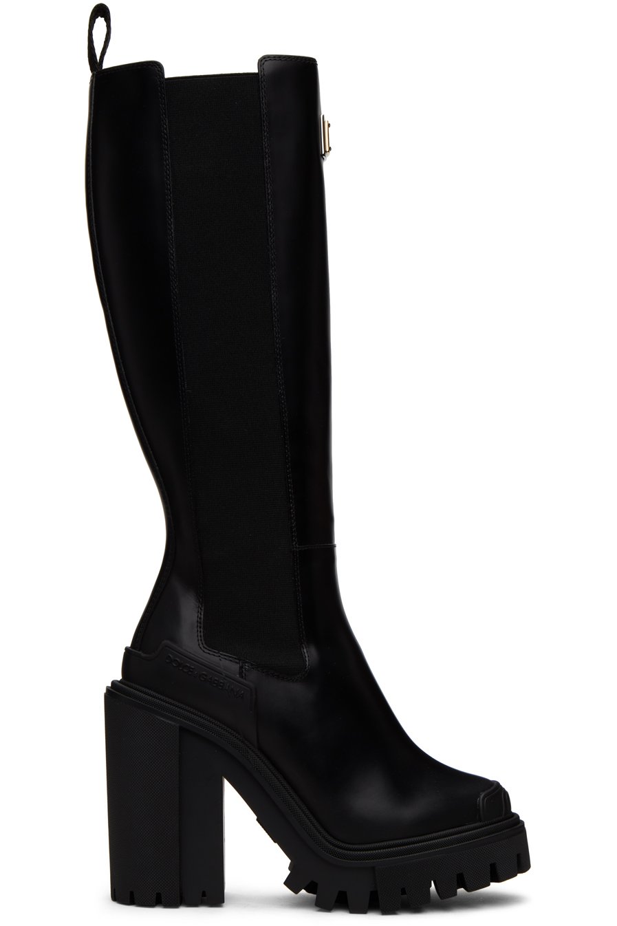 Dolce&Gabbana - Black Platform Chelsea Boots