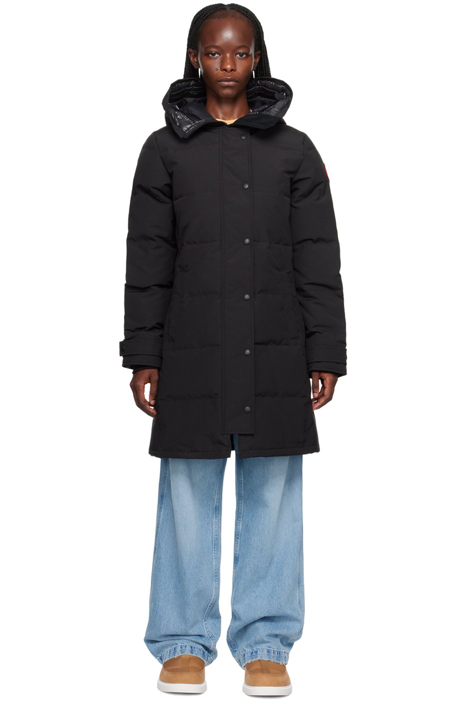 Canada Goose - Blouson Shelburne noir rembourré en duvet