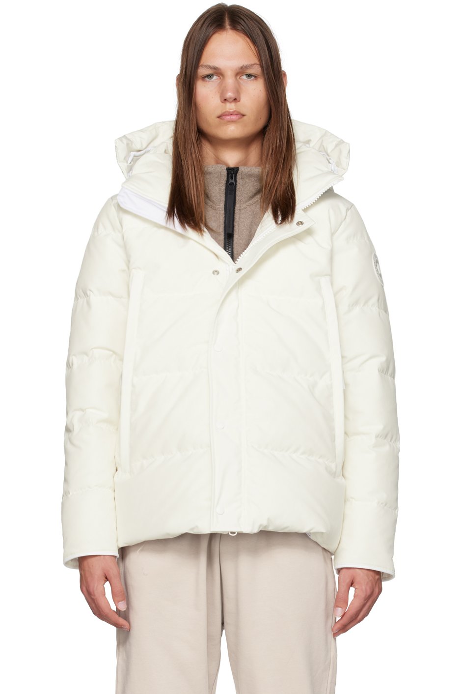 Canada Goose - White HUMANATURE Wyndham Down Jacket
