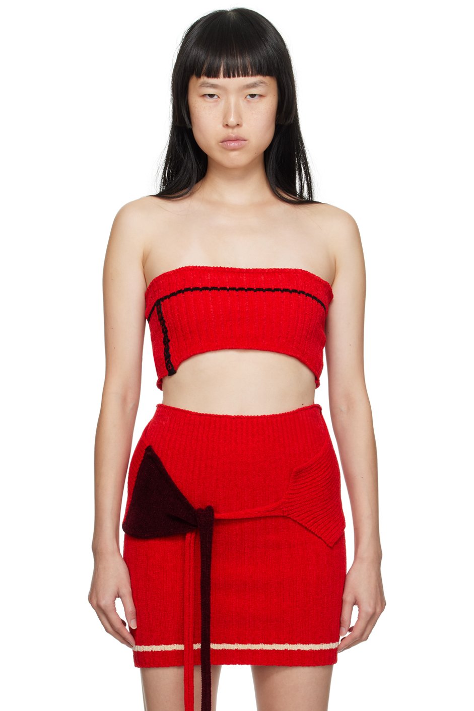 Ottolinger - Camisole rouge à écusson