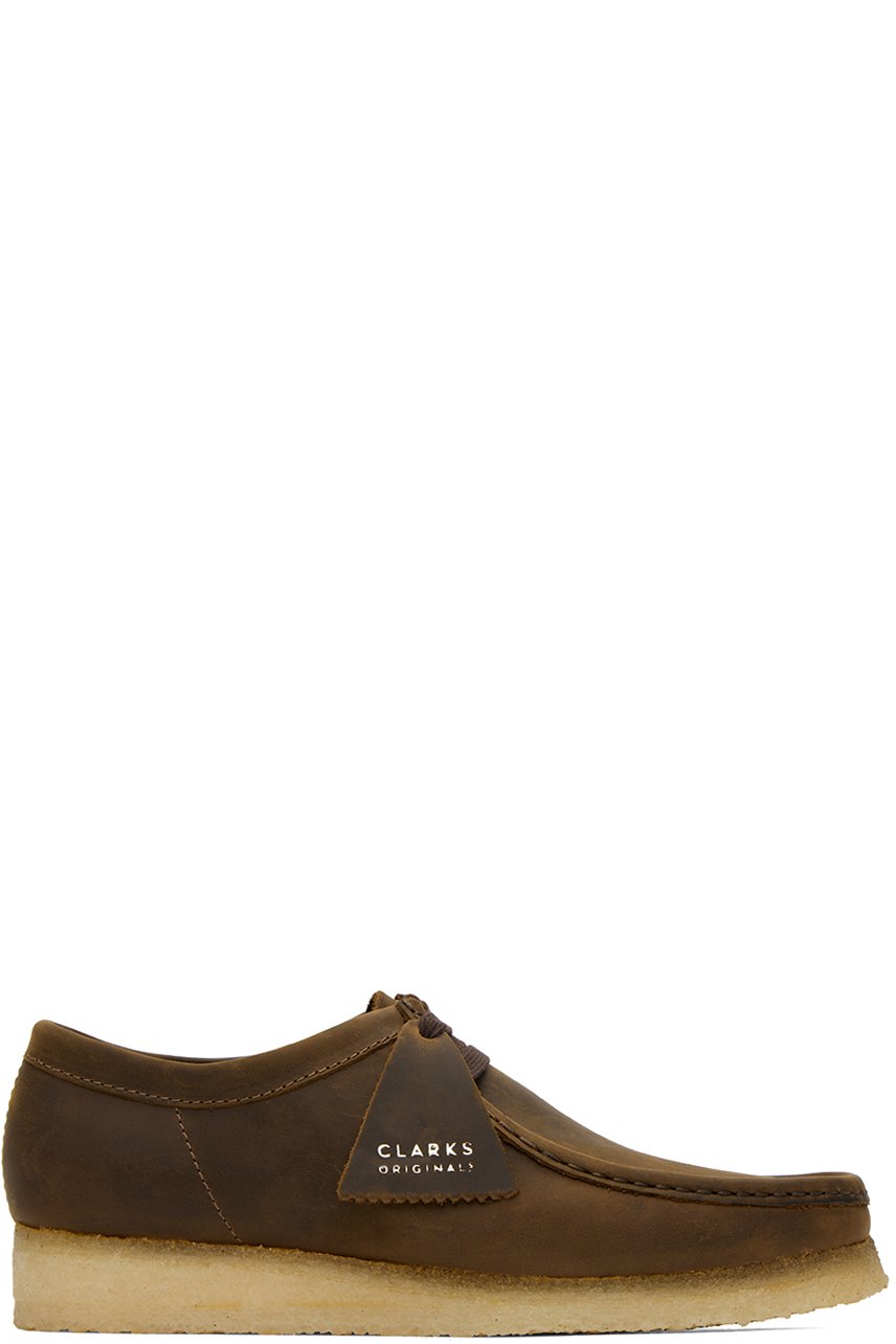 Clarks Originals - 브라운 왈라비 더비 슈즈