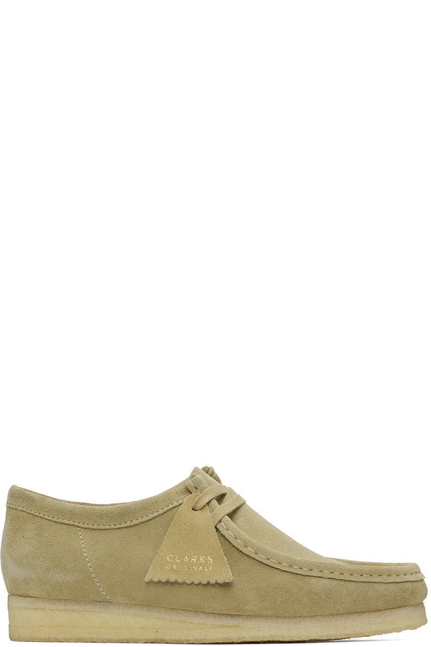 Clarks Originals - 베이지 왈라비 더비 슈즈