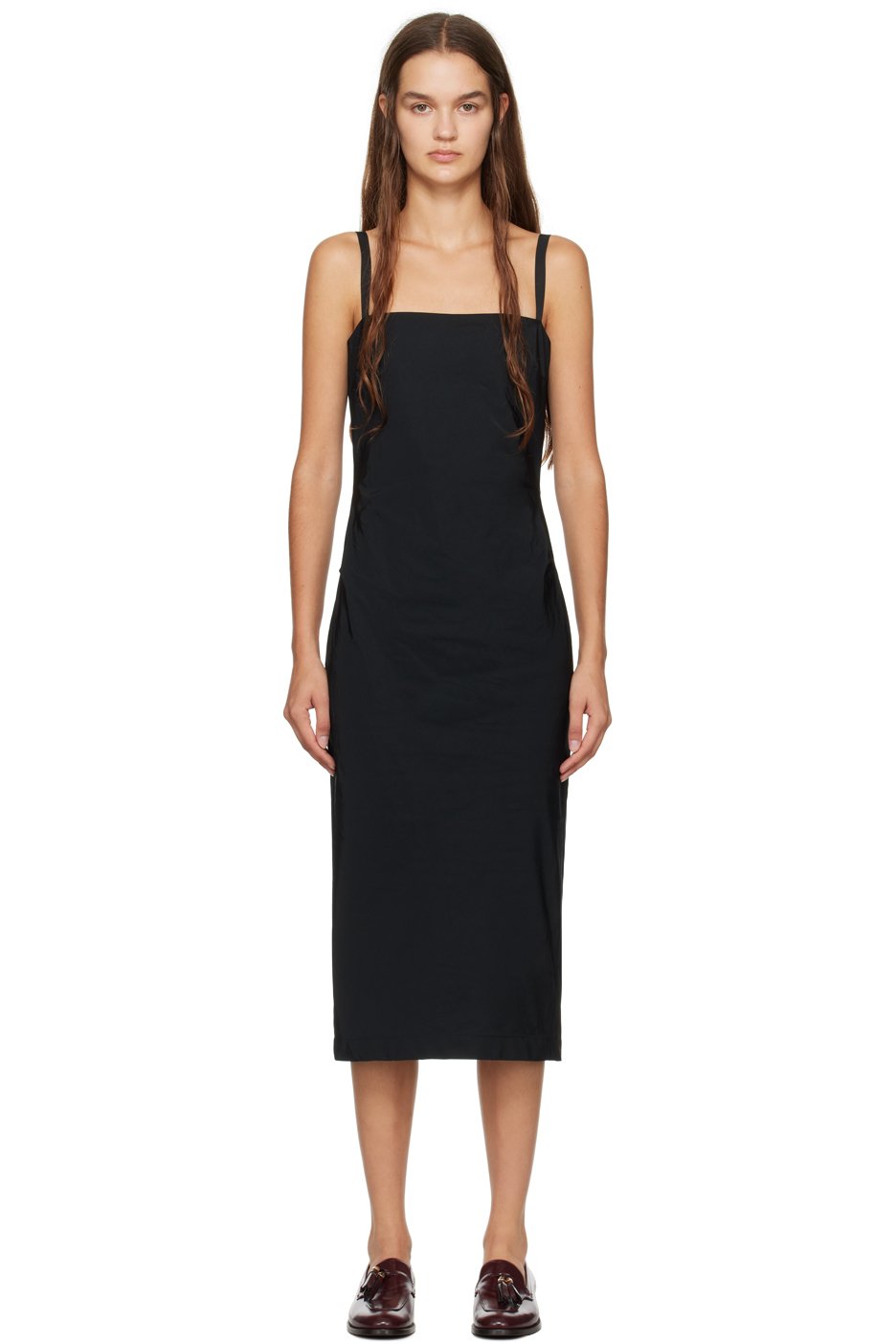 Max Mara - Robe midi Douglas noire