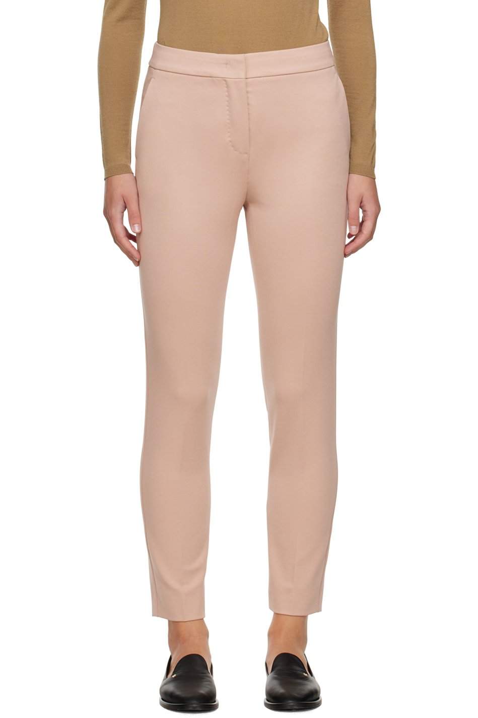 Max Mara - Pantalon écourté rose