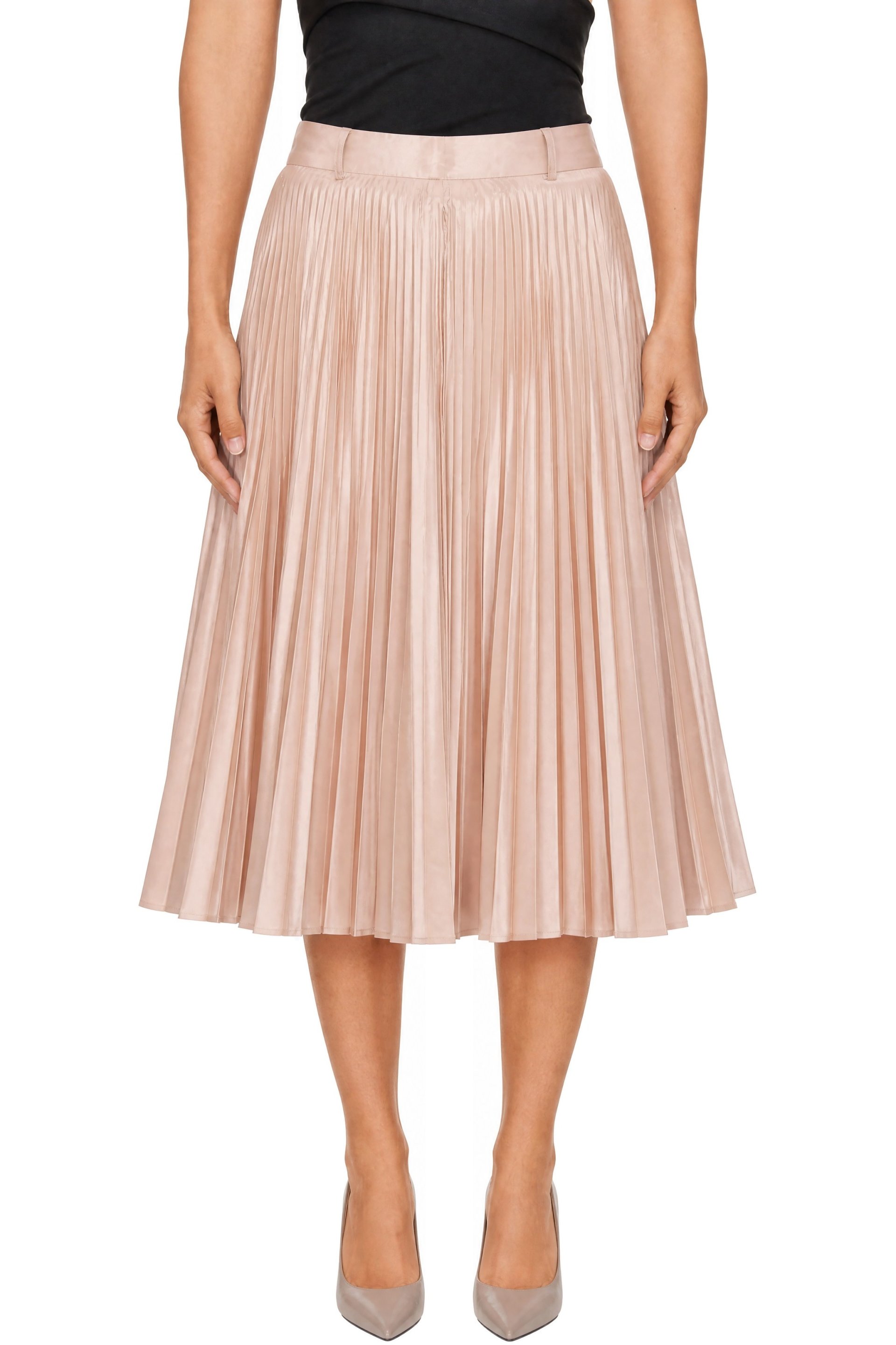 Max Mara - Pink Tambuto Midi Skirt