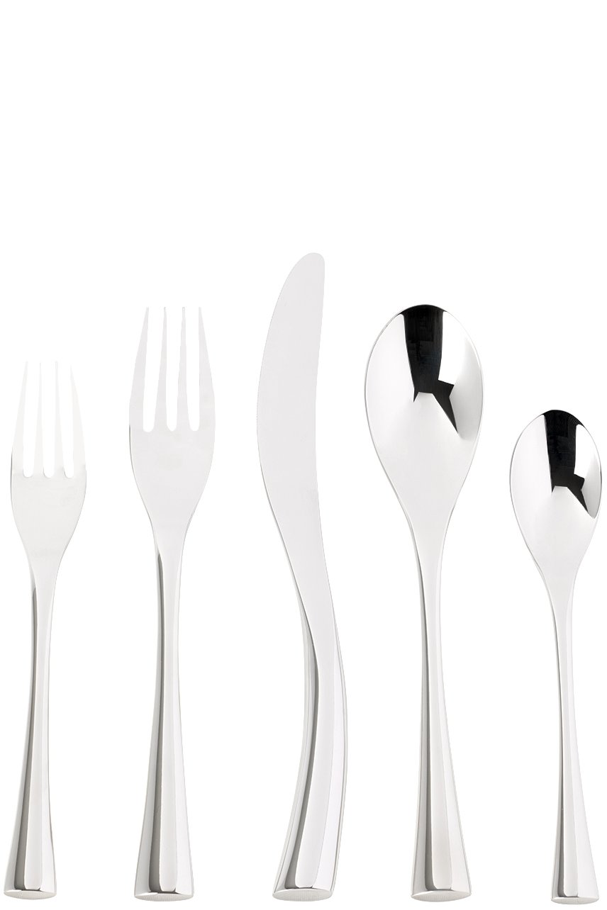 Georg Jensen - Silver Cobra Flatware Set, 5 pcs