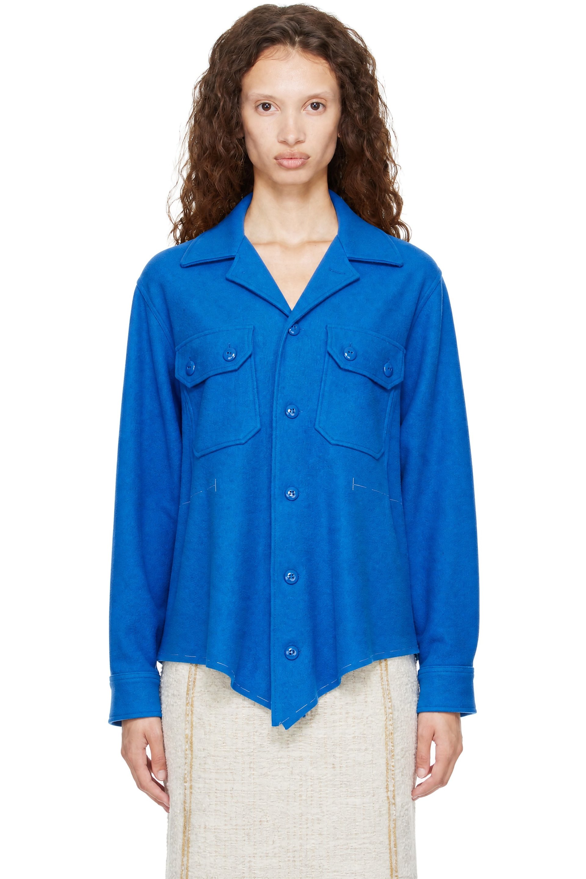 Maison Margiela - Blue Washed Melton Jacket