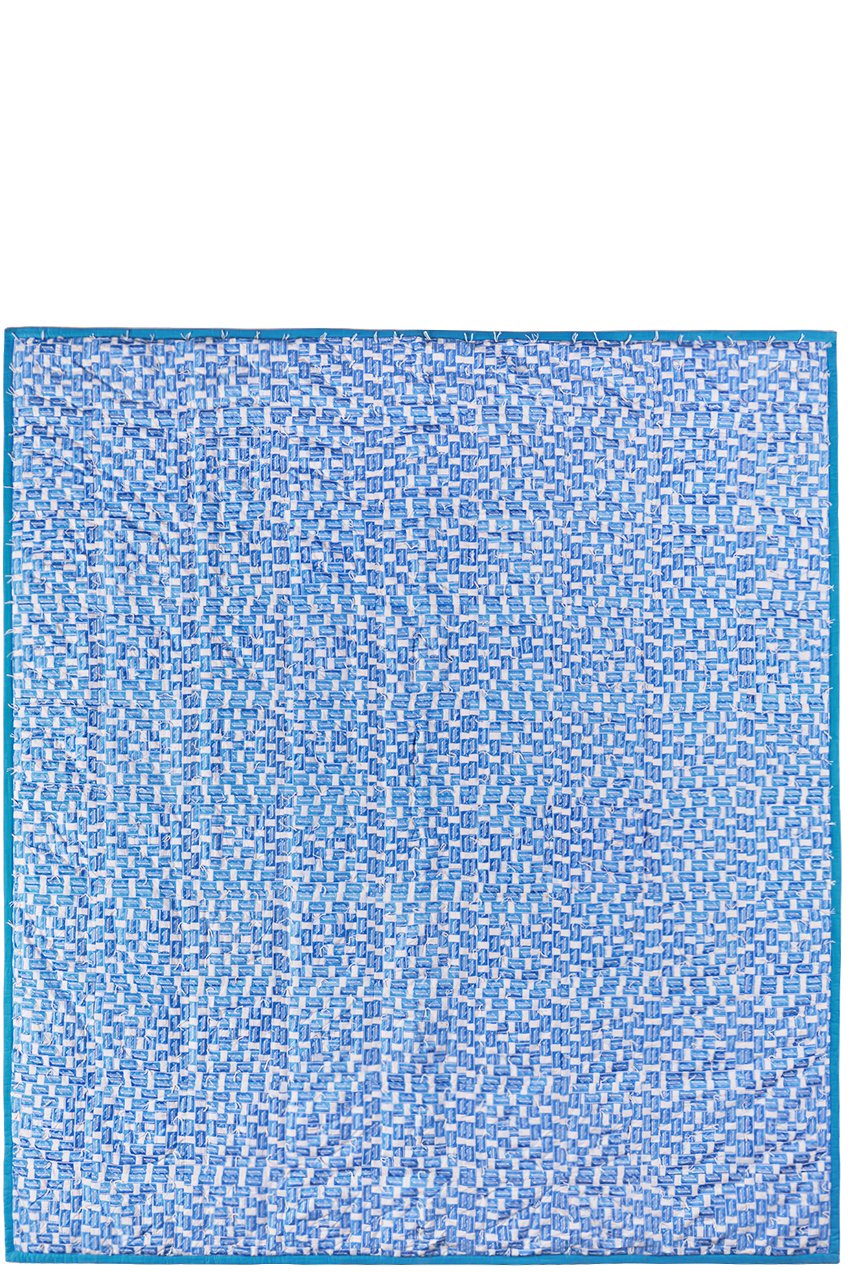 Bode - Blue & Off-White Monday Label Quilt