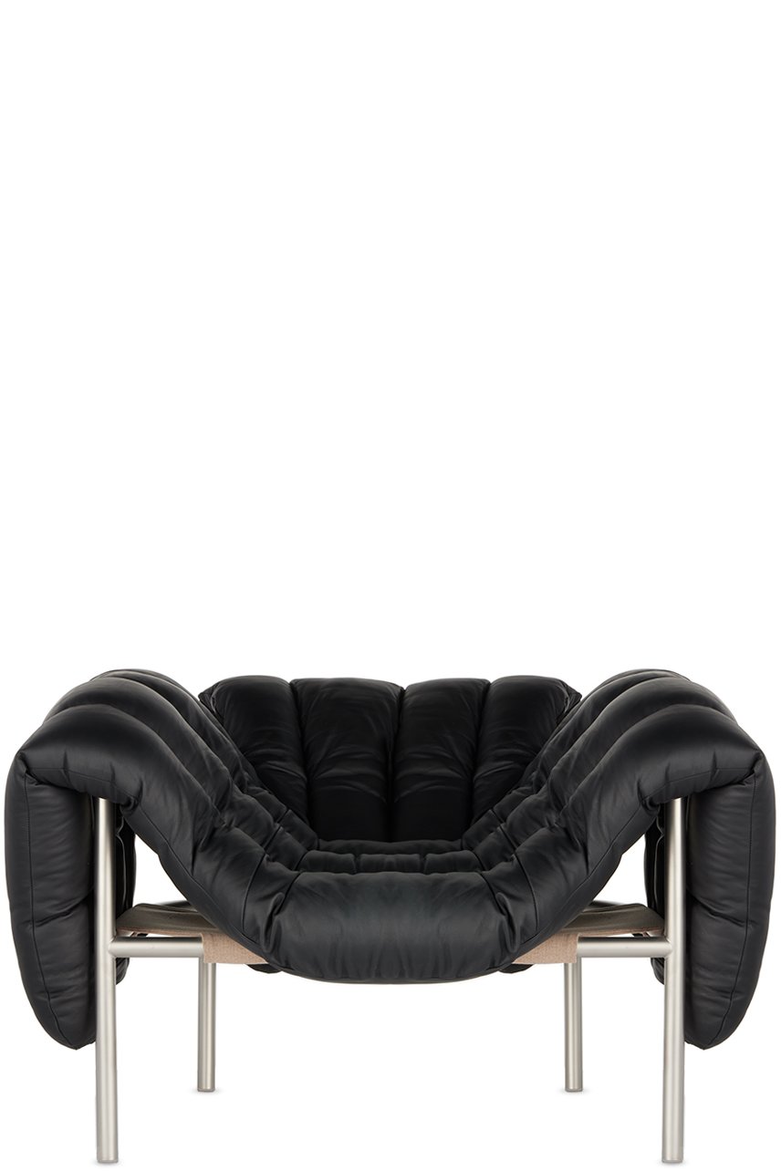 HEM - Black Puffy Lounge Chair