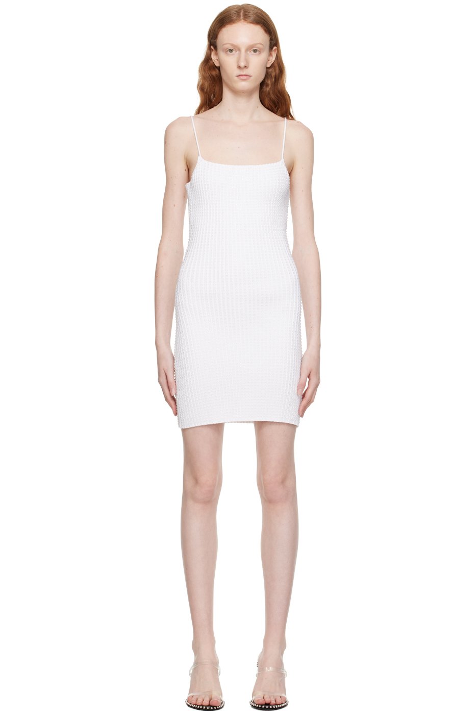 Alexander Wang - White Rib Minidress