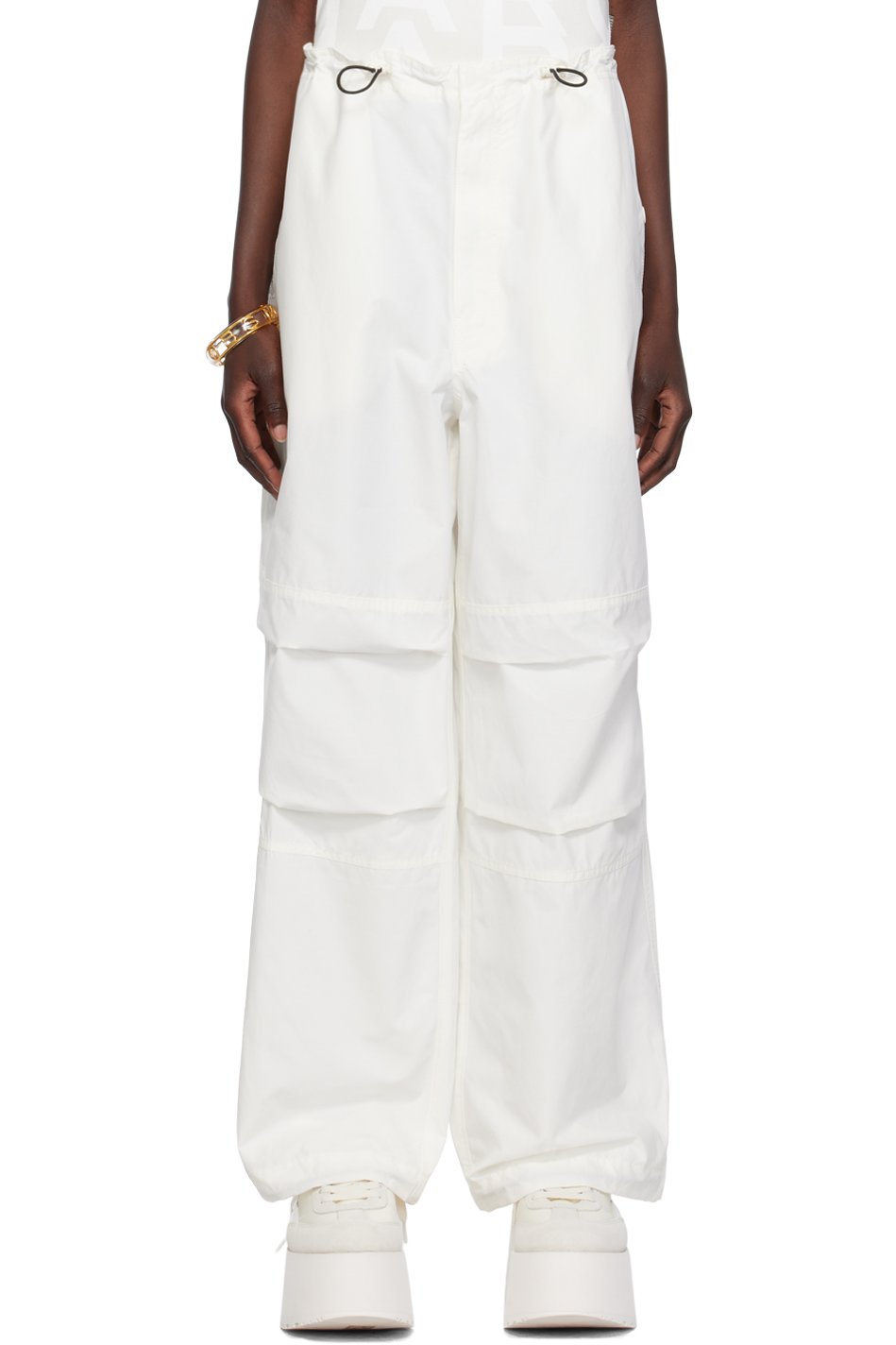 Marc Jacobs - Pantalon 'The Balloon' blanc