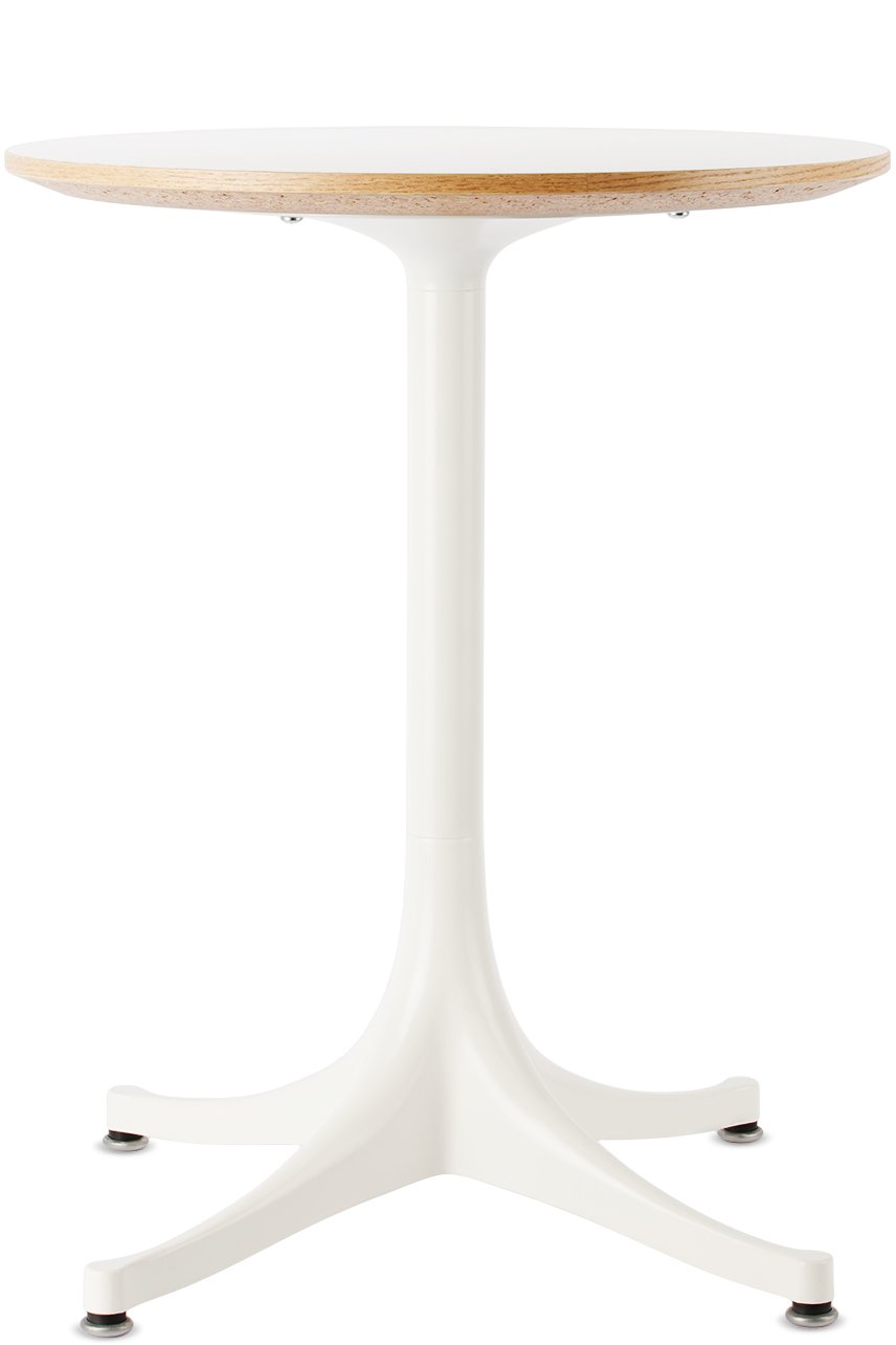 Herman Miller® - White Nelson Pedestal Side Table
