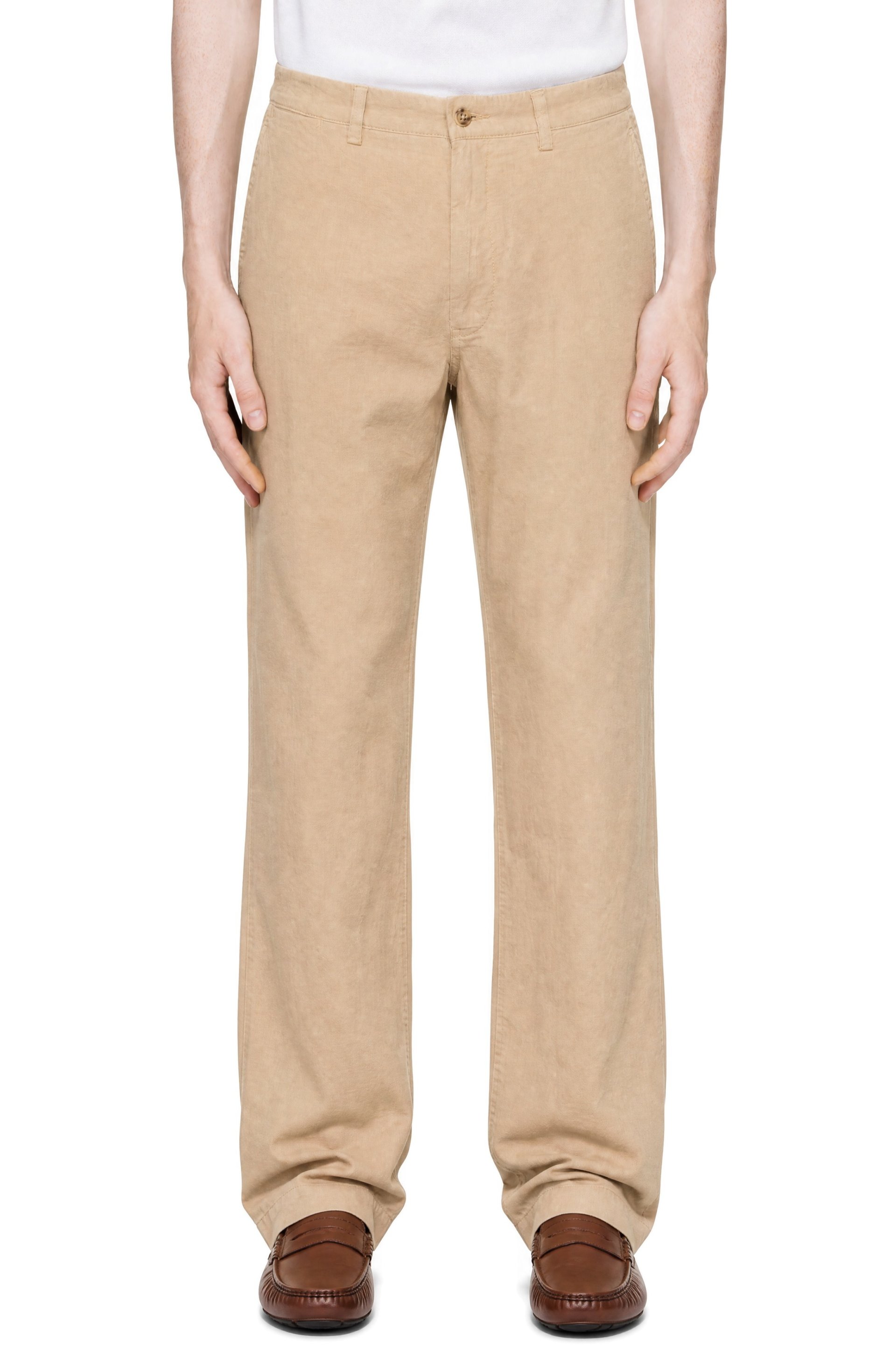 Polo Ralph Lauren - Pantalon rétro brun clair
