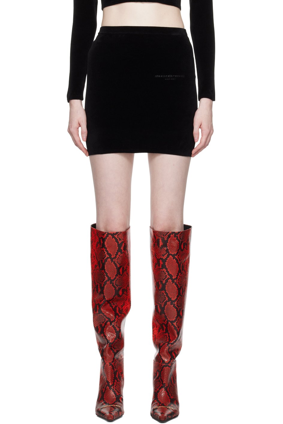 alexanderwang.t - 黑色短裙