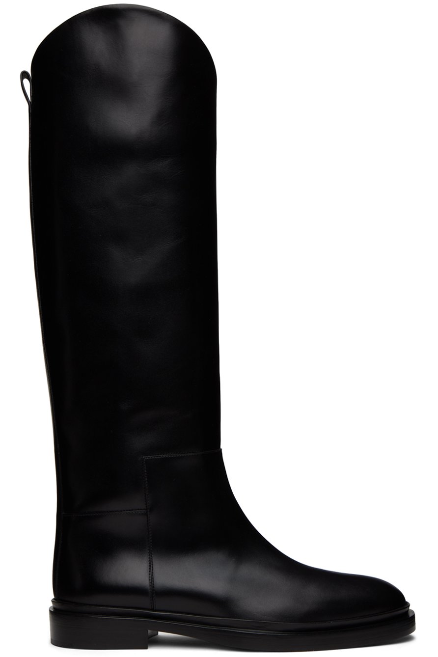Jil Sander - Black Asymmetric Boots