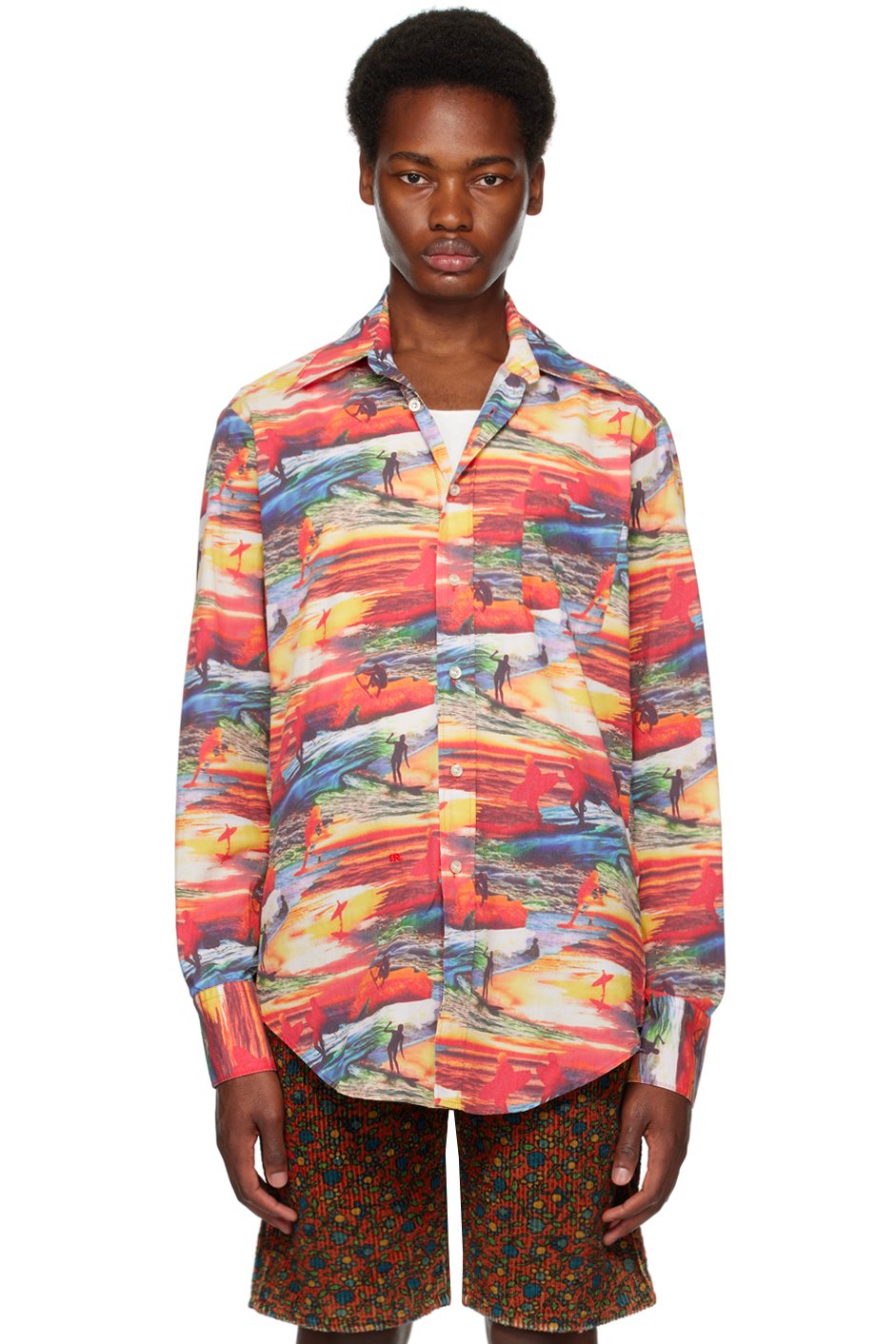 ERL - Red Printed Shirt