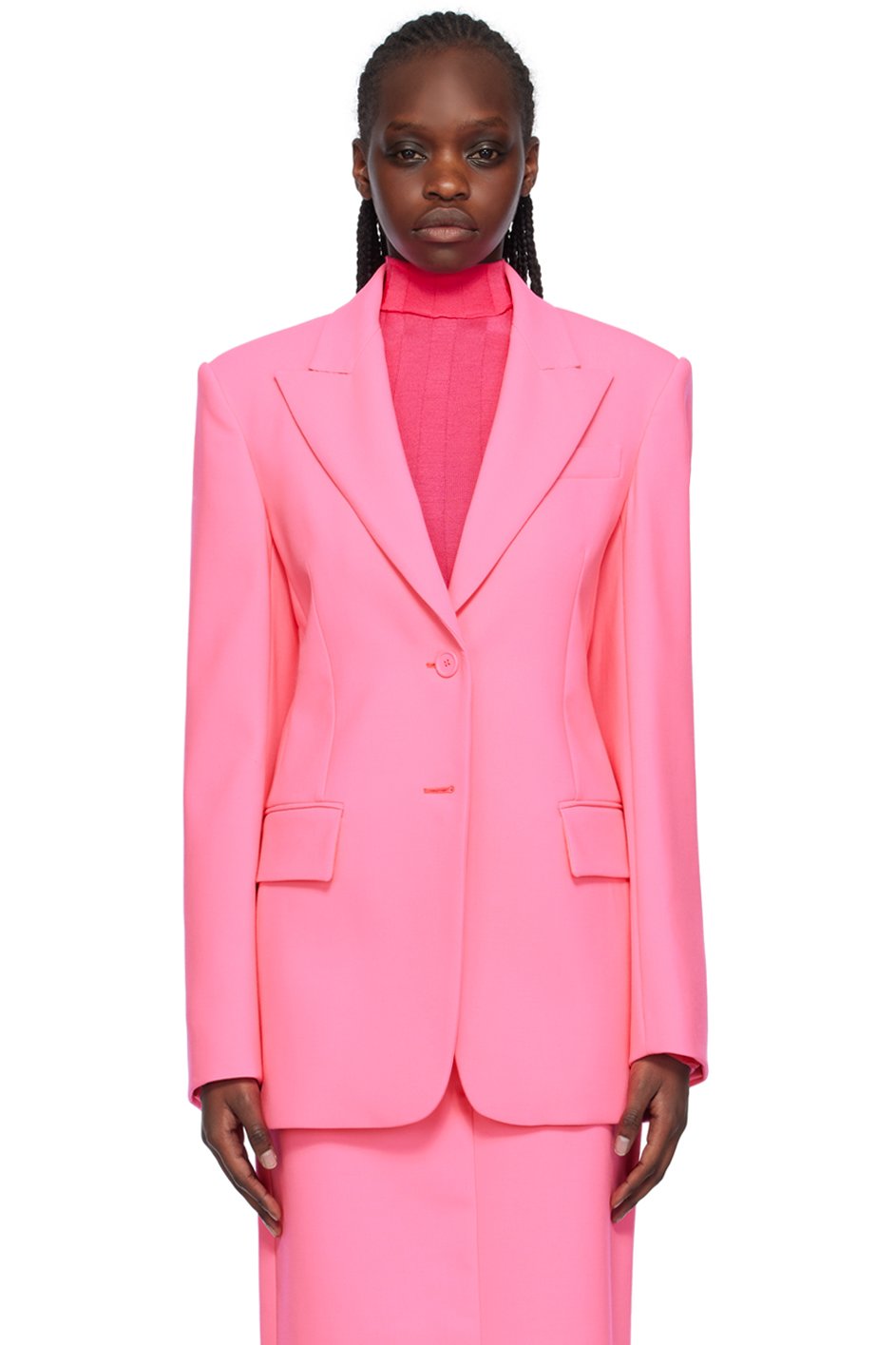 Sportmax - Veston Zermat rose