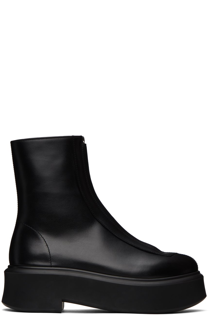The Row - Bottes I noires à glissière