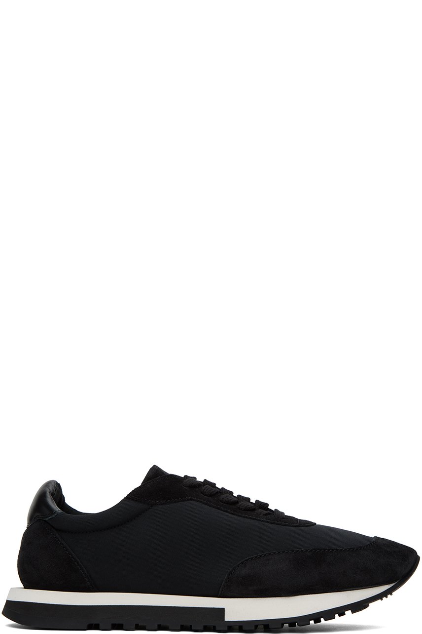 The Row: Black Owen Sneakers | SSENSE