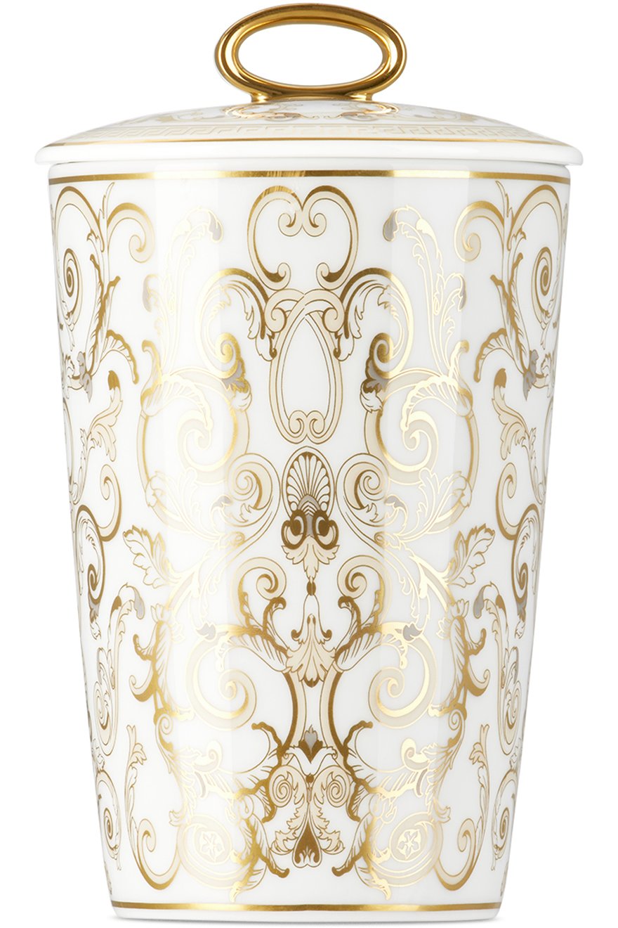 Versace - White Rosenthal Medusa Gala Scented Candle