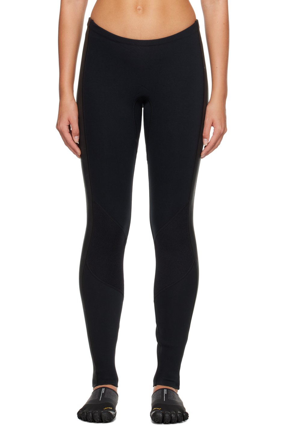 Dion Lee - Legging noir et gris exclusif à SSENSE édition Haydenshapes par Dion Lee