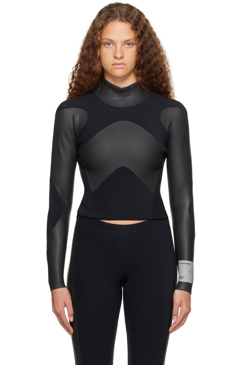 Dion Lee - SSENSE 익스클루시브 블랙 & 그레이 Haydenshapes by Dion Lee 티셔츠
