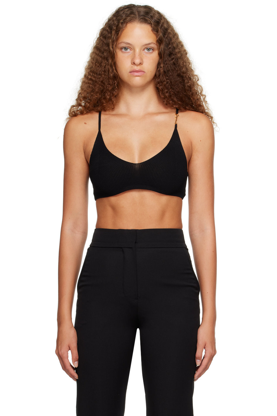 JACQUEMUS - Black Le Chouchou 'Le Bandeau Pralu' Tank Top