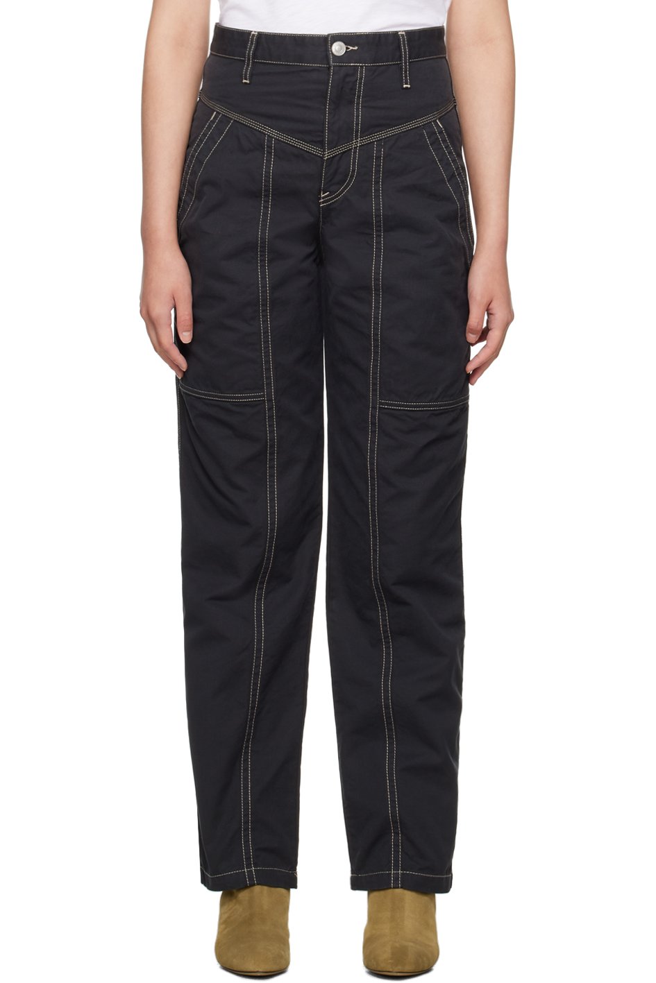 Isabel Marant Etoile - Pantalon Denzel noir