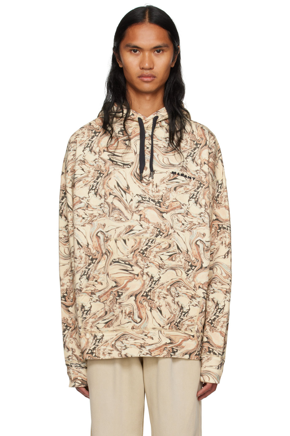 Isabel Marant - Beige Marvin Hoodie