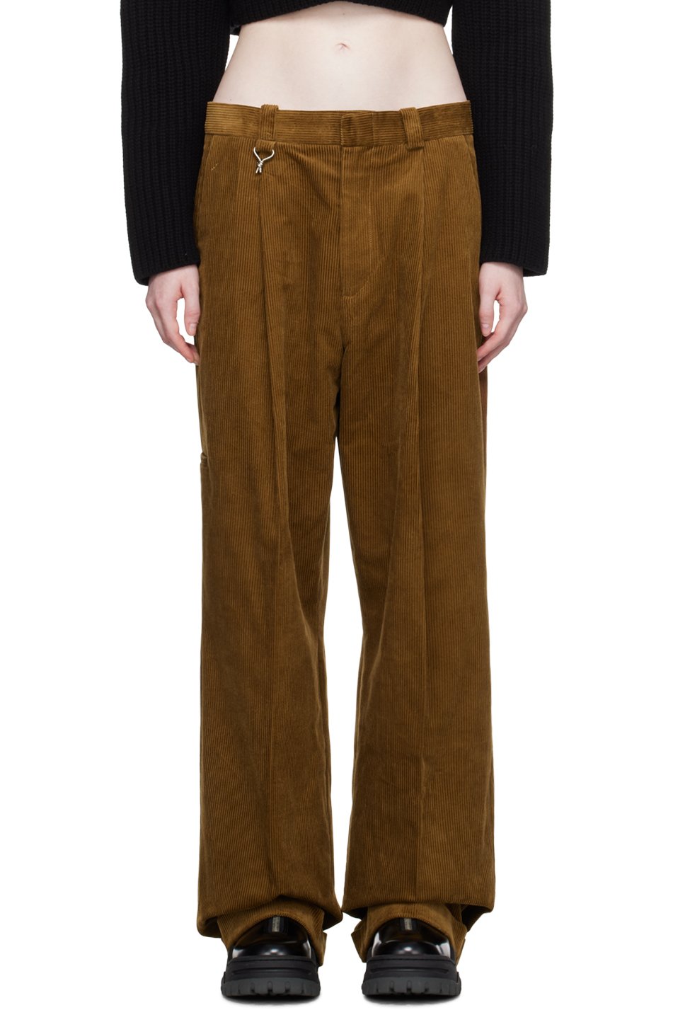 EYTYS - Pantalon Roxane brun clair